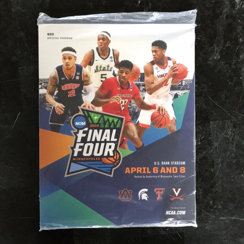 2019 Men’s NCAA Final Four Program NWT Sealed
